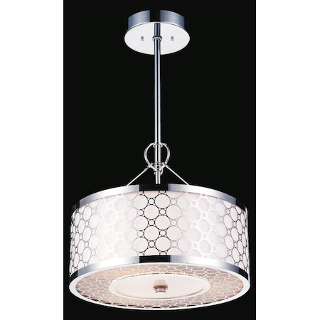 Cwi Lighting 4 Light Down Chandelier With Chrome Finish 5504P16ST